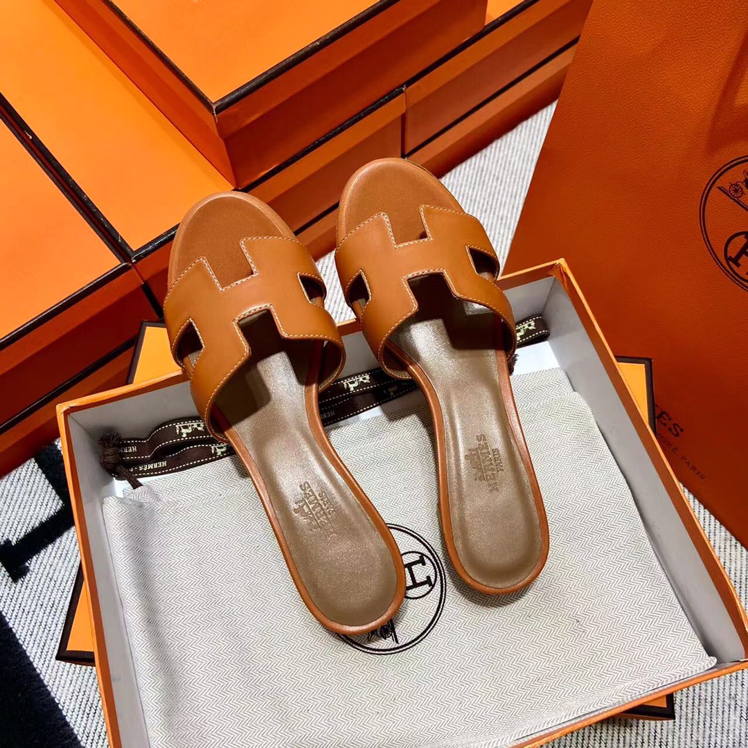 에르메스 올수공 오아시스 슬리퍼 샌들 스위프트 44